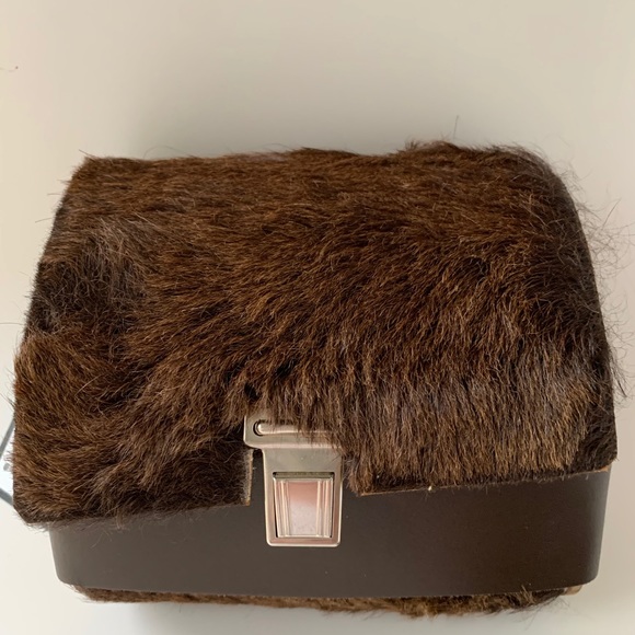 NWT @Bag2Roots Camel hair & Teak Bag - Picture 6 of 6